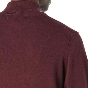 Sudadera de Invierno para Hombre de Alta Calidad con Media Cremallera, Transpirable, Color Sólido, Estilo Casual Urbano, Tejido Ligero para Uso Diario - Product Image 4