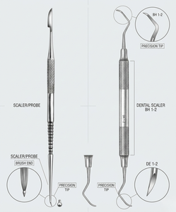 Cuchilla profesional Hylin para cera y modelado, instrumento dental de laboratorio de doble punta de acero inoxidable para esculpir cera - Product Image 3