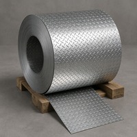 Tôle d'acier galvanisée à chaud à motif losanges antidérapante pour la construction de sols et d'escaliers