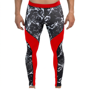 Leggings de Compresión Largos para Hombre con Estampado, Cintura Elástica, Pantalones Deportivos de Spandex y Nailon - Product Image 5