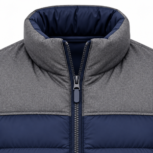 Chaleco Acolchado de Invierno para Hombre, Cuello Alto, Sin Mangas, Transpirable, de Secado Rápido, Ecológico, Cortavientos, con Cierre - Product Image 5