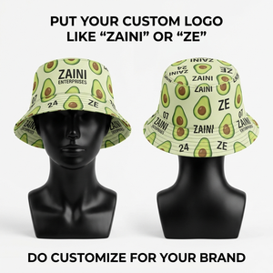 Chapeau Bob Unisexe ZAINI ZI-011 en Toile de Coton Premium 280 GSM avec Logo Brodé 3D Personnalisé et Écusson Tissé, Chapeau Multi-Panneaux Robuste - Product Image 3
