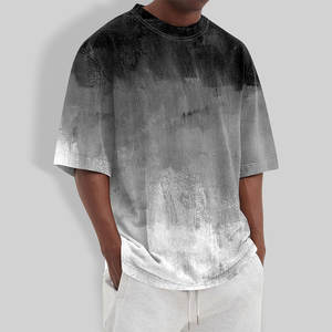 T-shirt surdimensionné 100 % coton de haute qualité pour hommes, personnalisable, design vierge avec impression, 220 g/m², vente en gros - Product Image 5