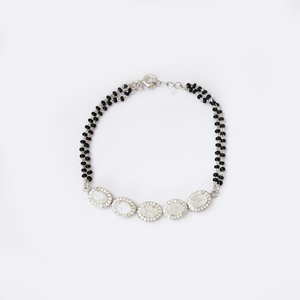 925 Silver Moonstone <b>Beaded</b> <b>Bracelet</b> for Women Daily Wear Gift Handmade Luxury Wholesale Gift Handcrafted Jewelry Adjustable - Product Image 1