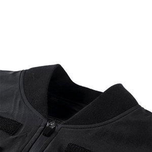 Custom Men's High Quality Stand Collar Silk Shell Breathable Oversized Bomber Jacket Zipper Front Casual Streetwear OEM Service - Product Image 5