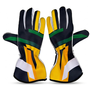Guantes de Carreras de Karting Personalizados con Logotipo, Duraderos, Cómodos, Antideslizantes, Transpirables, Ligeros, de Dedo Completo, para Deportes al Aire Libre - Product Image 2