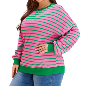 Suéter de Punto de Invierno para Mujer, Talla Grande, Suave y Acogedor, Manga Larga, Informal, Holgado, Corte Relajado, Ribete Acanalado, Top Moderno - Product Image 2