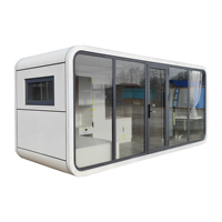Villa préfabriquée moderne, mini-villa mobile, bureau de villégiature, maison-capsule Apple