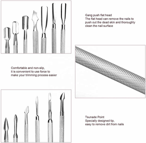 Pousse-cuticules double face professionnel, outil de soin des ongles pour salons de beauté, soin des ongles de qualité supérieure - Product Image 5