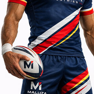 Maillot de rugby personnalisé durable par sublimation – Nom et numéro d'équipe personnalisés – Tenue de rugby haute performance – Vêtements de sport – Fabrication en usine - Product Image 2