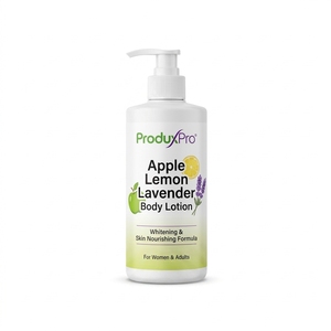 ProduxPro, el Más Vendido, Precio Económico, Loción Corporal Blanqueadora de Manzana, Limón y Lavanda de Selangor, Nutritiva para la Piel de Mujeres Adultas, GMP, ISO, HALAL - Product Image 1