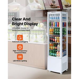Equipo de Refrigeración para Cocina Comercial, Vitrina Refrigerada para Pasteles de 9.8 Pies Cúbicos/278L, 5 Niveles, con Iluminación LED - Product Image 3