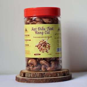Noix de cajou grillées et salées de qualité supérieure Dong Phu du Vietnam, calibre W180, pot de 500g, couvercle rouge, norme d'exportation, meilleur prix usine, approvisionnement - Product Image 2