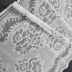 Tela de Encaje Elástico Floral de 19 cm, Encaje Elástico de Nylon y Spandex, Cinta de Encaje Tejida para Bodas, Lencería y Banda de Sujetador - Product Image 1