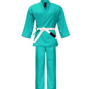 Kimono de Jiu Jitsu Brasileño Azul Hecho a Medida, 100% Algodón, 140g, Duradero y Transpirable, Traje de Competición BJJ Unisex para Adultos - Product Image 5