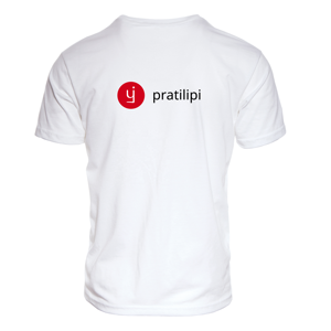 Camiseta de Manga Corta con Cuello Redondo Estampada Ecológica de Algodón 100% Transpirable de 180 g para Hombre de RUDRA APPARELS - Product Image 2