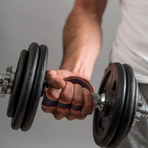 แผ่นรองนิ้วมือยี่ห้อ Geo Brother Co สำหรับผู้ชาย ทำจากยางธรรมชาติ PVC ป้องกันฝ่ามือแบบไม่มีนิ้ว  ทนทาน ระบายอากาศได้ดี เหมาะสำหรับยกน้ำหนักและออกกำลังกาย - Product Image 6