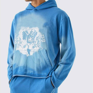 Ensemble de survêtement d'hiver brodé de haute qualité pour hommes, deux pièces, décontracté, sportif, avec logo personnalisé OEM et broderie de luxe - Product Image 4