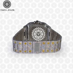 Charm_Jewells Luxury Stainless Steel Square <b>Watch</b> With Sapphire Crystal Quartz Movement Analog Dial Women Fashion Design - Product Image 3