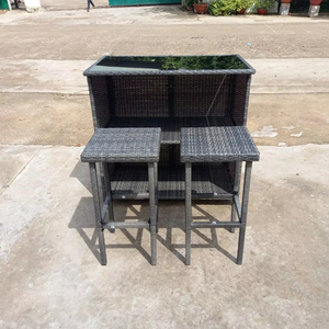 BS00029 Direct factory in VN Modern Indoor/Outdoor <b>Rattan</b> Garden Set 4pcs Wicker <b>Table</b> and Chairs for <b>Dining</b> Hotel & Villa Use - Product Image 1