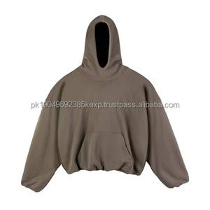 En Stock, sudadera holgada de lana de doble capa, ropa de calle, sudadera de gran tamaño Kanye acolchada para niños, Sudadera con capucha para hombres - Product Image 6
