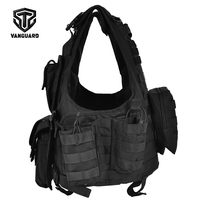 Chaleco Táctico de Seguridad Personalizado para Hombre, Ligero, para Entrenamiento al Aire Libre, Portaplacas, Tela Premium, para Caza