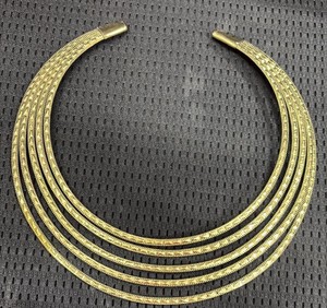 Compre lo Último en Joyería Artesanal Bohemia Chapada en Oro y Plata, Collar Choker Cristiano, Tendencia en Artesanía Rawat - Product Image 4