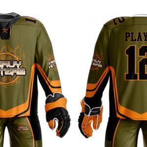 Uniformes de Hockey sobre Hielo Unisex de Diseño Personalizado, Ropa Deportiva para Equipos, Disponible en Todas las Tallas, Hechos de Poliéster, Servicios OEM para Adultos - Product Image 5