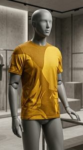 Camiseta ligera de poliéster para hombre, transpirable, de secado rápido, para entrenamiento deportivo. - Product Image 3