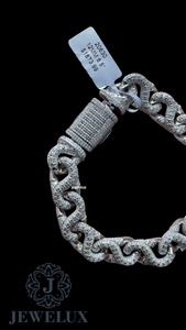 Export Premium Quality Moissanite Diamond Bracelet Hip Hop Jewelry for <b>Men</b> And Women From Indian Supplier - Product Image 2