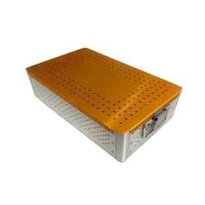 Boîte de Stérilisation Orthopédique Manuelle en Acier Inoxydable de Haute Qualité Pentax, Conteneur Stérilisé Approuvé CE pour Haute Température - Product Image 1
