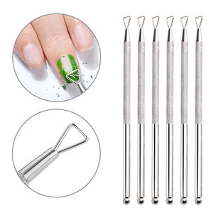 Cuidado Perfecto para Uñas: Empujador de Cutículas de Acero Inoxidable de Doble Punta de Alta Calidad y Duradero para Uñas de Manos y Pies - Product Image 4