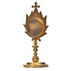 Monstrario de Latón de Última Tendencia con Gema Roja y Figura de Ángel, Acabado Dorado, Diseño Tradicional, Alta Calidad con Metal - Product Image 5