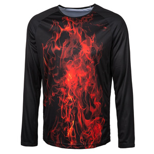 ชุดแข่งจักรยานเสือภูเขาคุณภาพสูง พิมพ์โลโก้ตามสั่ง เสื้อเจอร์ซีย์และกางเกงโมโตครอสแบบซับลิเมชั่น MOQ ต่ำ เสื้อเจอร์ซีย์ MTB BMX Enduro - Product Image 1