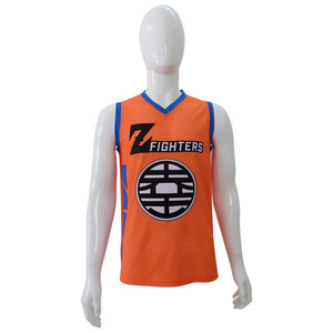 เสื้อบาสเก็ตบอลผู้ชายไซส์ใหญ่พิเศษ พิมพ์ลายการ์ตูนแบบซับลิเมชั่น ผ้าสแปนเด็กซ์/ไนลอน ระบายอากาศได้ดี รับผลิตตามสั่งพร้อมปักโลโก้ ขายส่งจากโรงงาน - Product Image 2