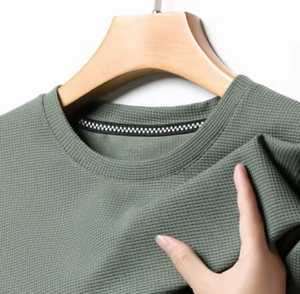 <b>Men's</b> Short Sleeve O-Neck Knitted T-Shirt 100% Cotton <b>Animal</b> Print Breathable Casual Wear Regular Fit 320g - Product Image 1