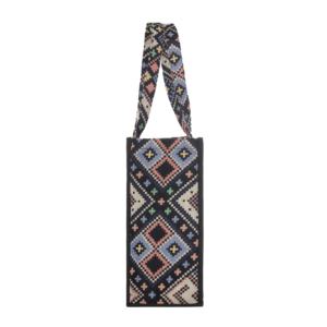 Nouvel arrivage de sacs à provisions fourre-tout en tissu jacquard laminé de qualité supérieure respectueux de l'environnement avec poignée automatique et prix abordable - Product Image 4