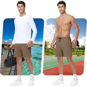 Pantalones Cortos Cargo Casuales de Forro Polar para Hombre, con Múltiples Bolsillos, Estilo Carpintero, Ajuste Holgado, con Cordón, de Lona 100% Algodón Resistente - Product Image 3