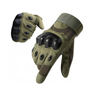 Guantes de Motocicleta de Cuero Resistentes al Viento, Protección Completa para los Dedos y la Palma, Unisex, para Deportes al Aire Libre, Guantes de Motocicleta Resistentes - Product Image 1