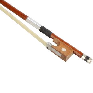 Archet de violon en bois massif 1/4 avec logo personnalisé, en ébène et PVC, couleur marron - Product Image 5