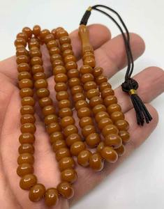 Tasbih en bois artisanal de qualité supérieure, 99 perles, bois naturel, Misbaha, prière islamique, Dhikr, cadeau du Ramadan - Product Image 4