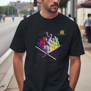 Suministro al por Mayor de Camisetas DTF Premium 2026, Diseño Personalizado, Transpirables, Ecológicas, de Tela de Felpa Suave de Poliéster/Algodón - Product Image 5