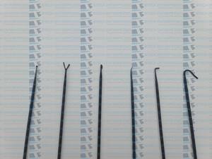 Juego de 7 agujas de gancho para cuchilla laríngea con mango, laringotomo, herramientas médicas neuroquirúrgicas de alta calidad, aprobadas por la CE - Product Image 6