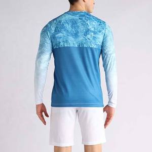 Venta Directa de Fábrica, Camiseta Deportiva Transpirable con Protección UV para Hombre, Jersey de Pesca Liso de Venta Caliente - Product Image 2