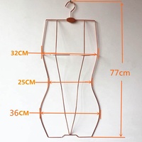 Perchas de Metal Ecológicas y Portátiles para Trajes de Baño y Bikinis, con Logotipo Láser Personalizado, de Lujo, para Exhibición en Tiendas de Ropa de Playa para Mujer