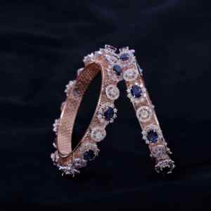 Bracelet de mariage tendance en or rose 9K de qualité supérieure avec diamants Pacheli, 10,74 carats, taille ovale, couleur naturelle IJ, pureté SI, certifié IGI, plaqué rhodium - Product Image 3