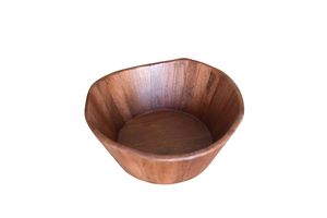 Tazón de Madera para Servir Alimentos, Grande, Curvo, Hecho a Mano, para Aperitivos, Frutas, Ensaladas, Decoración de Mesa, Venta Caliente - Product Image 2