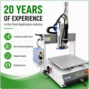 Machine de distribution de colle automatique CNC à 3 axes pour cartouches de colle de bureau avec presse à cylindre - Product Image 1
