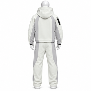 Ensemble de survêtement imprimé à capuche pour homme, style streetwear automne, respirant, léger, coupe-vent, logo personnalisable AMSEC INDUSTRY - Product Image 5