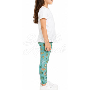 Leggings durables pour filles, taille élastique, tissu extensible confortable, idéal pour l'école et les activités ludiques - Product Image 6